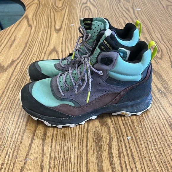 Merrill brand Speed Solo women’s hiking boots lace front ankle support size 10.5 - Picture 3 of 10